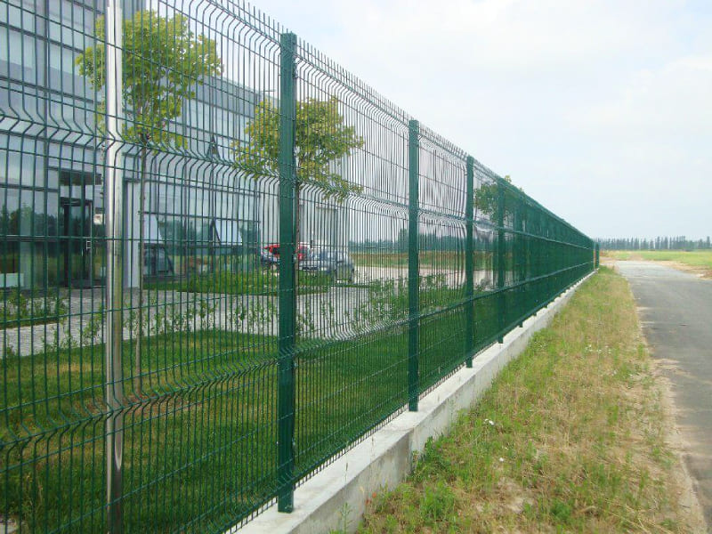 Забор с откатными воротами под ключ